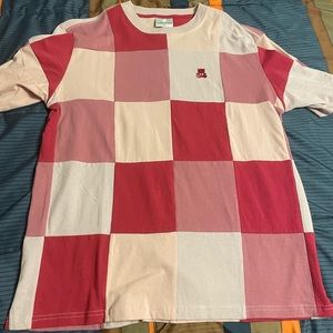 Teddy Fresh Monochrome Patchwork Garnet Tee L